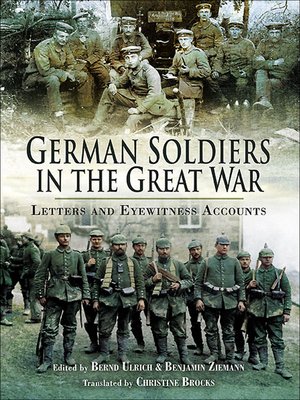 cover image of German Soldiers in the Great War